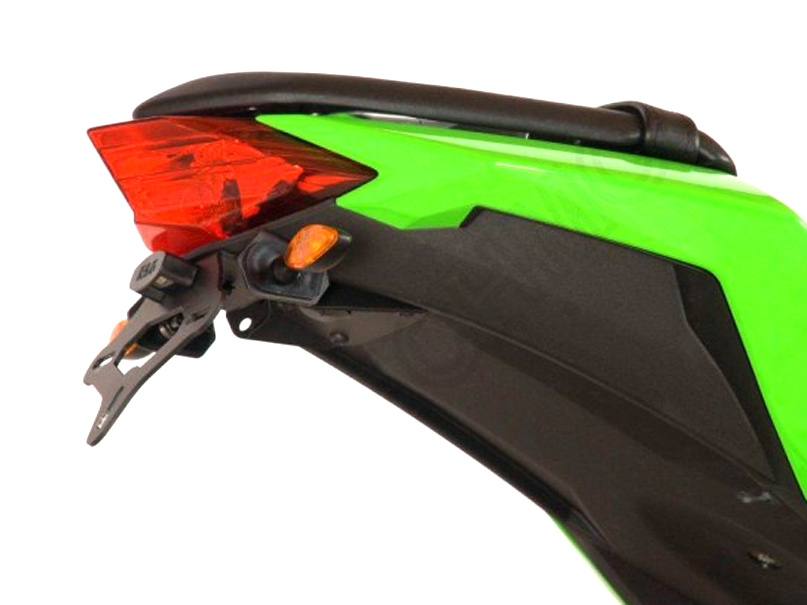 Porta targa R&G per Kawasaki Ninja 250 300 (2013-2016) Porta targa R&G per Kawasaki Ninja 250 300 (2013-2016)