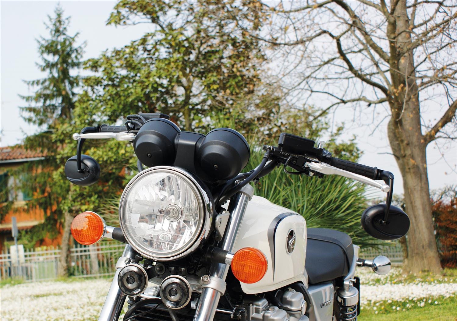 Specchio di fine barra 7484 Cafe Racer 16-20 mm