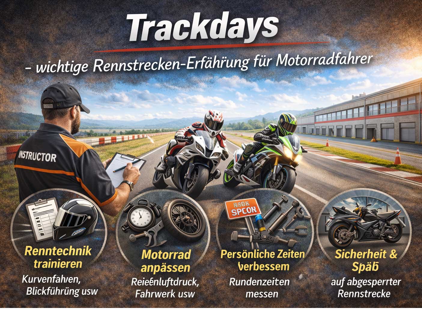 Trackdays: una importante experiencia en circuito para los motoristas