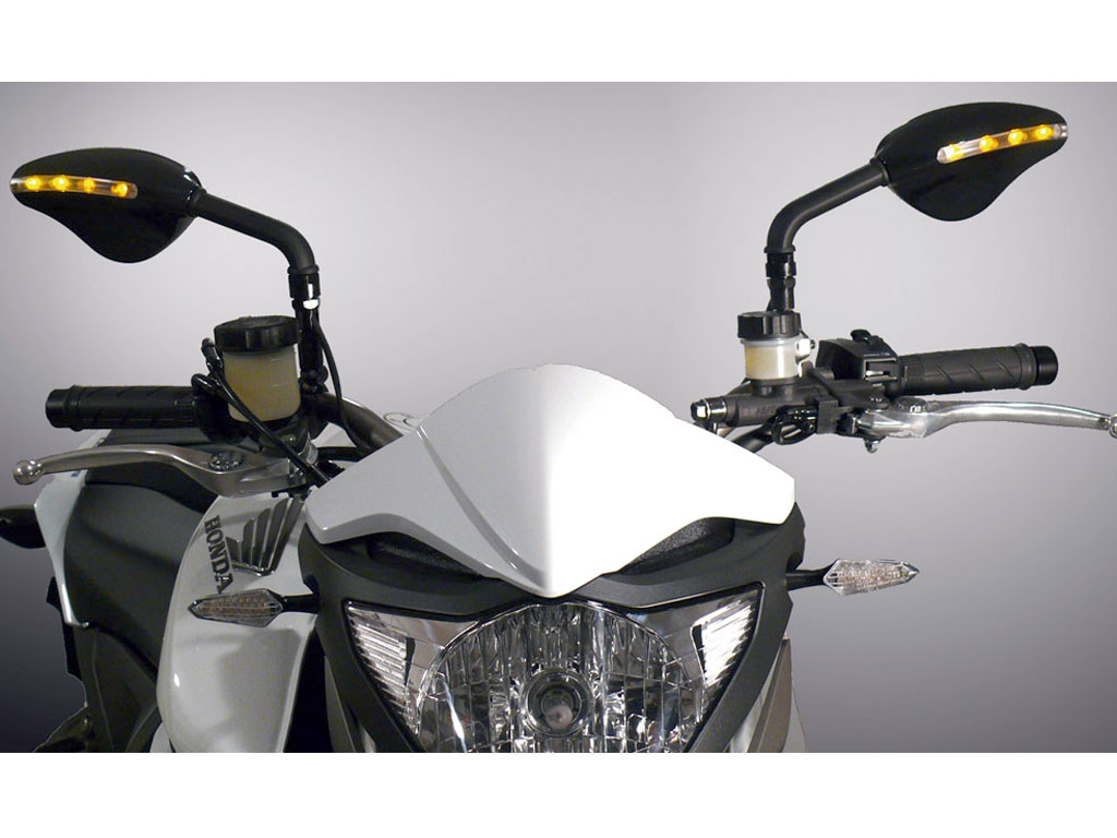 Specchio indicatore 7098-7099-7102-7103 per montaggio su manubrio carbonlook