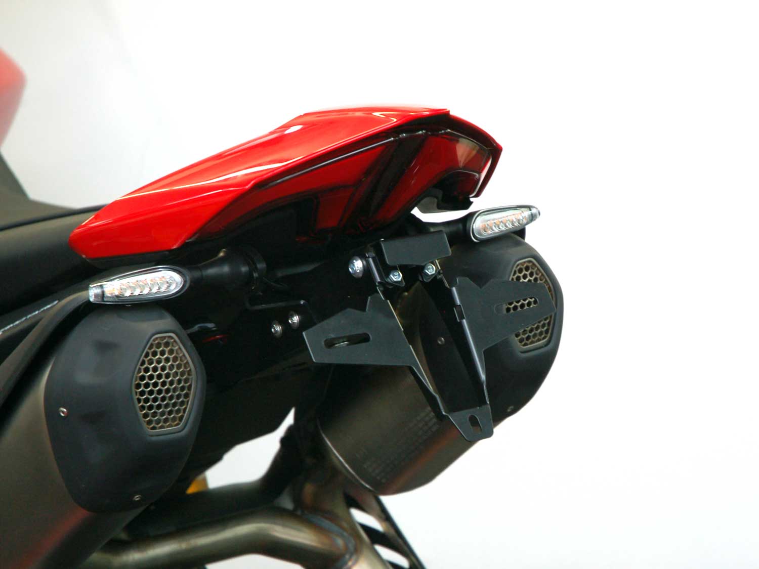 Portatarga IQ1 per Ducati Hypermotard V2 | V2 S (2026-2027) per indicatori di direzione opzionali