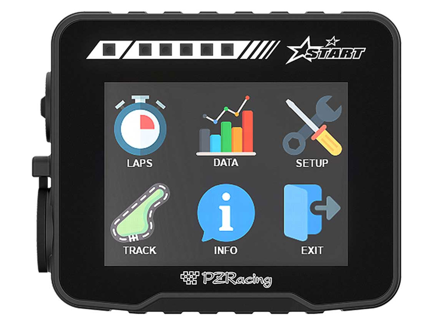 Start Next Laptimer GPS con display a colori Acquisizione dati a 50 Hz e connessione app Start Next Laptimer GPS con display a colori Acquisizione dati a 50 Hz e connessione app