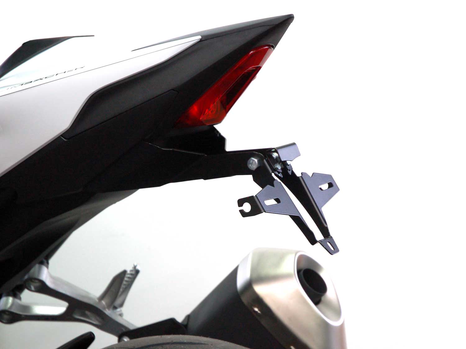 Portatarga IQ1 per Honda CB1000 Hornet (2025-2026) per indicatori di direzione originali