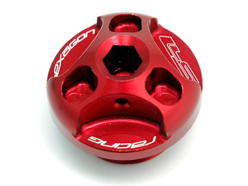 Öleinfüllschraube HEX M23x3 für KTM LC4 bis 2006 rot