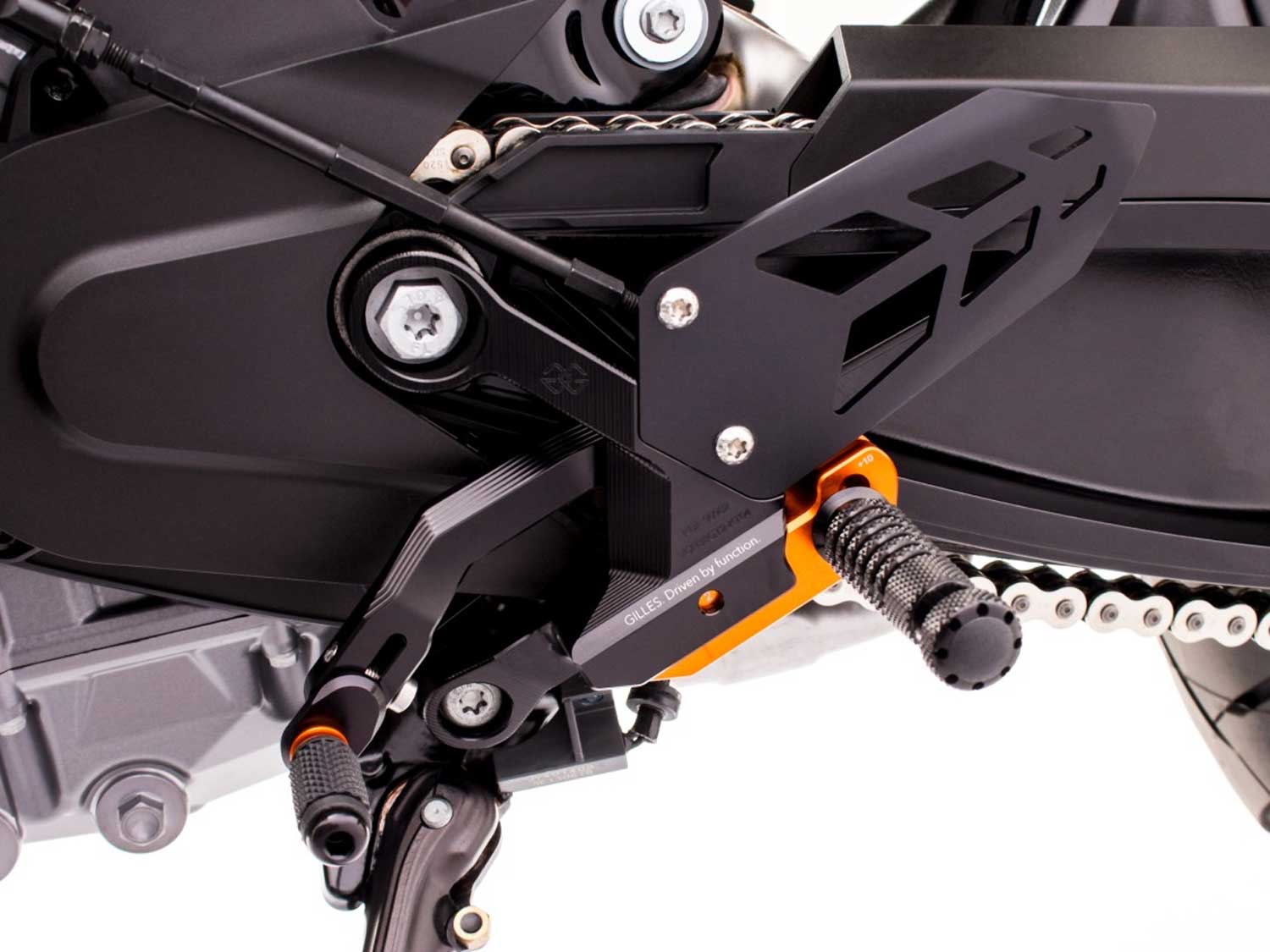 Sistema di poggiapiedi VCR38GT2-KT04 per KTM 790 Duke | 890 Duke Sistema di poggiapiedi VCR38GT2-KT04 per KTM 790 Duke | 890 Duke
