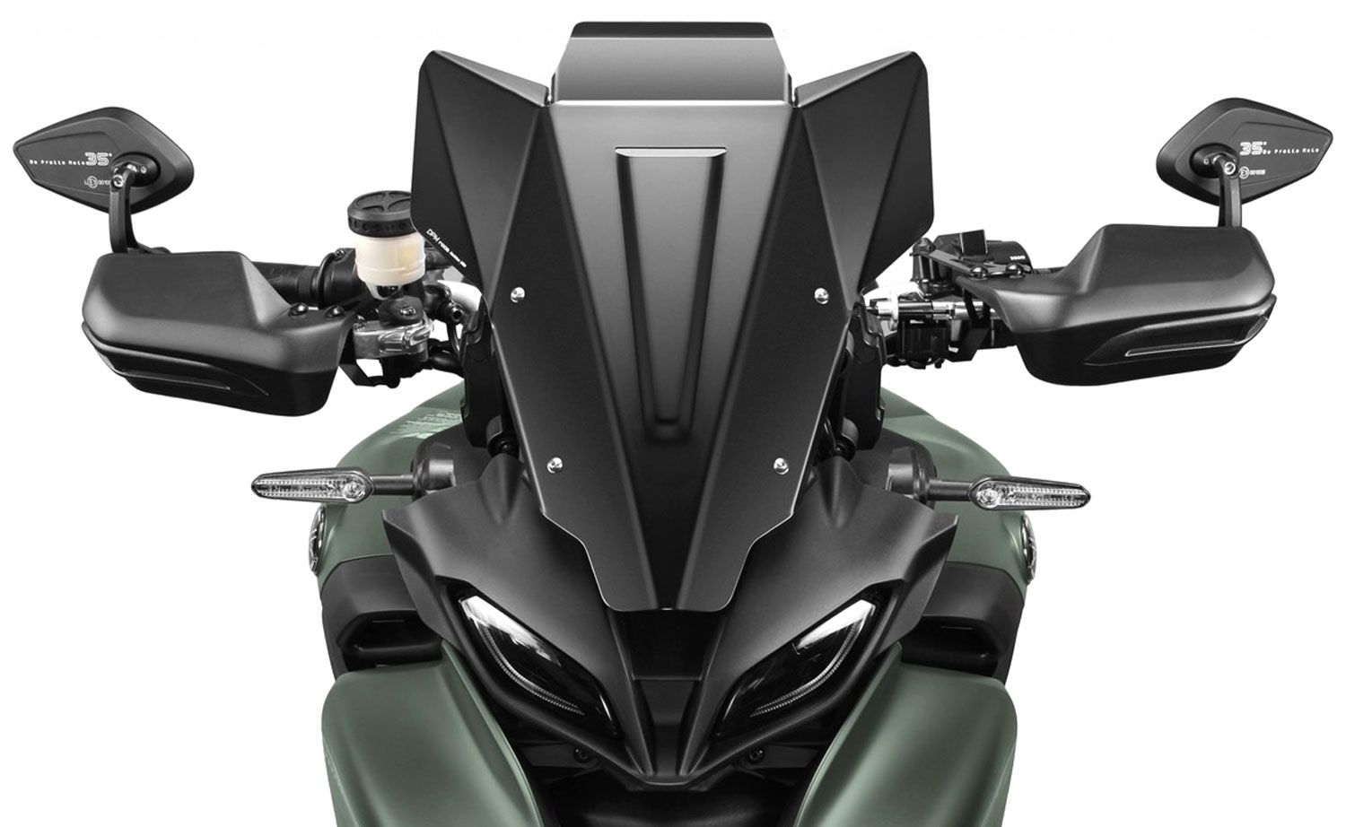 Specchio terminale Revenge SS con peso manubrio per Yamaha Tracer 9 (2021-2024)