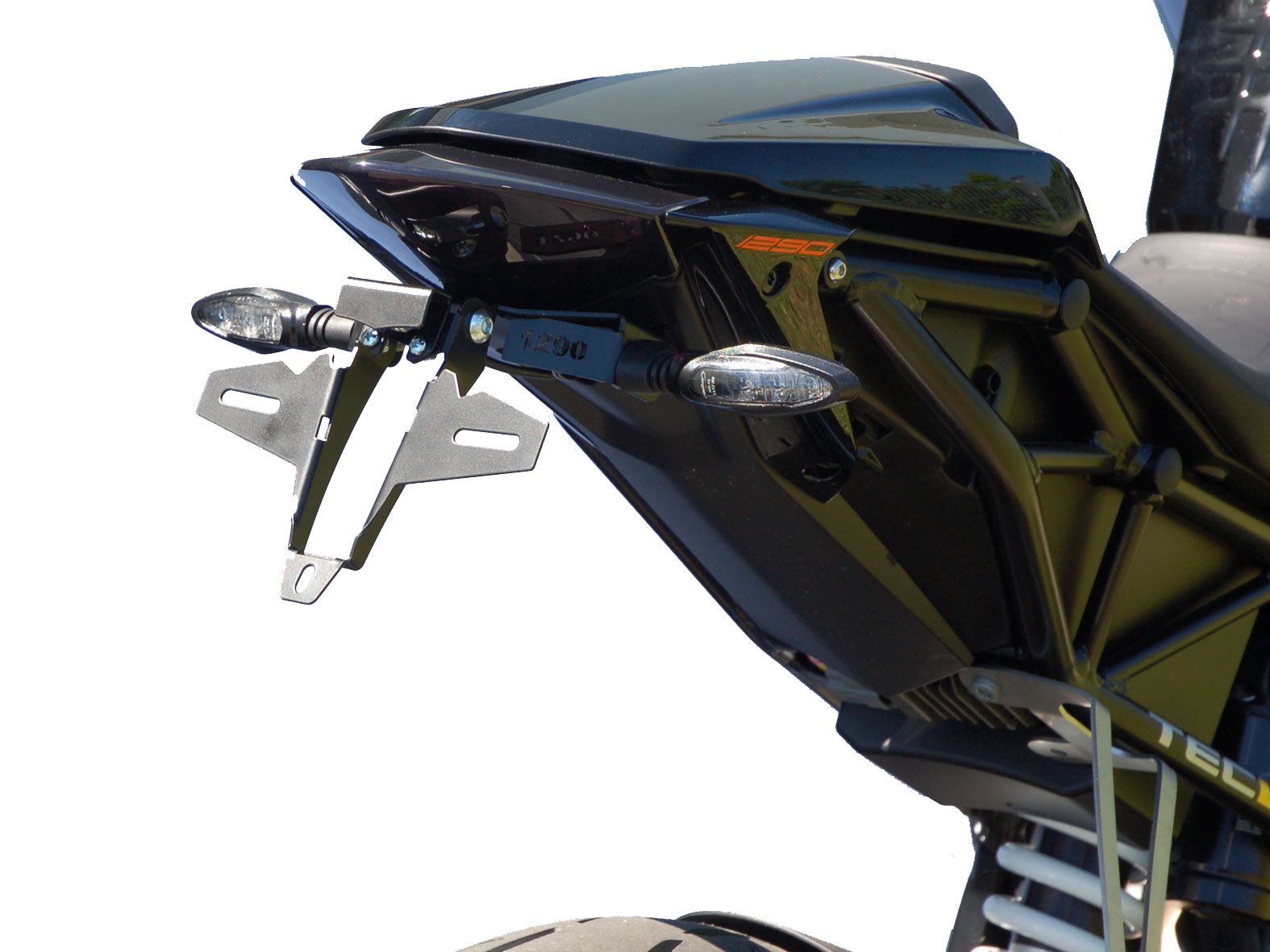 Porta targa IQ7 per KTM Super Duke R 1290 (2014-2019) Porta targa IQ7 per KTM Super Duke R 1290 (2014-2019)