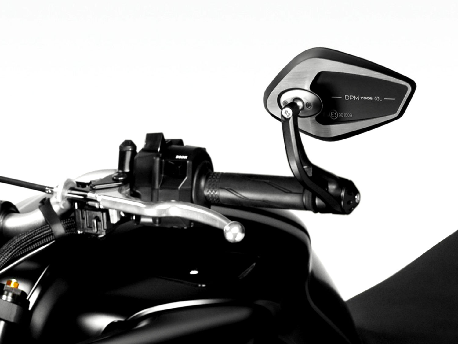 Specchio terminale Revenge SS EVO con peso manubrio per Yamaha MT-10 (2022-2024)