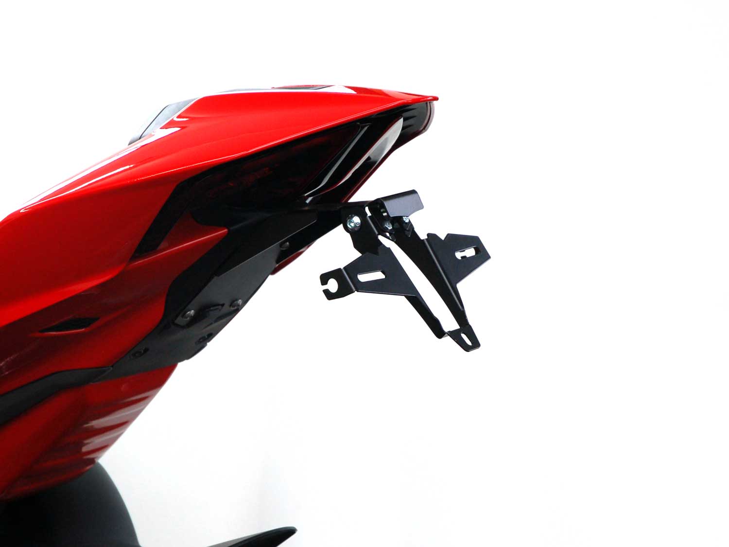 Portatarga IQ1 per Ducati Monster V2 (2026-2027) per indicatori di direzione originali