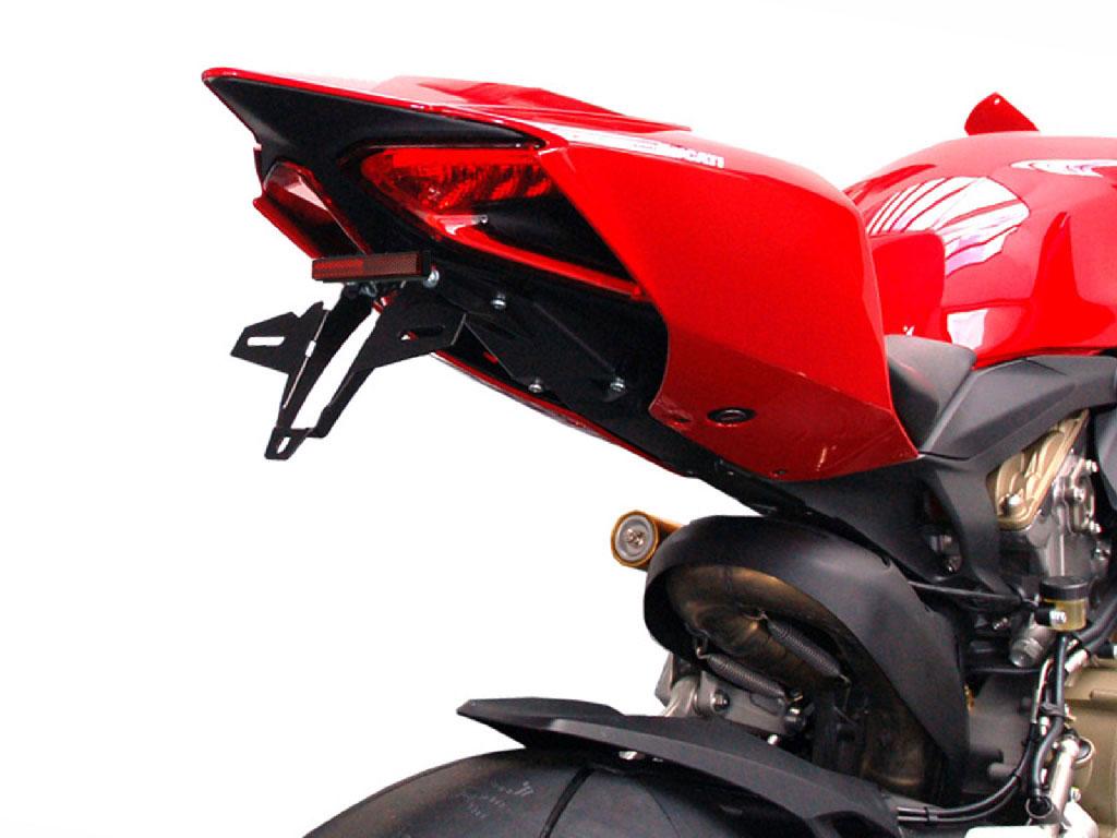 Porta targa IQ4 per Ducati Panigale 959 (2016-2019) Kennzeichenhalter IQ4 für Ducati Panigale 959 (2016-2019) für Originalblinker