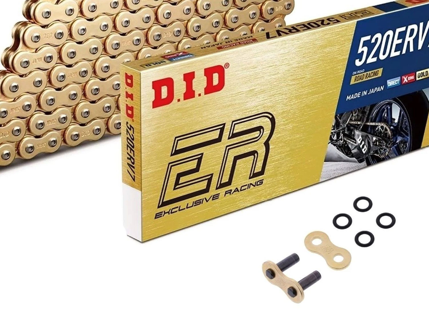D.I.D-Kette 520 ERV7 Gold 118 Glieder