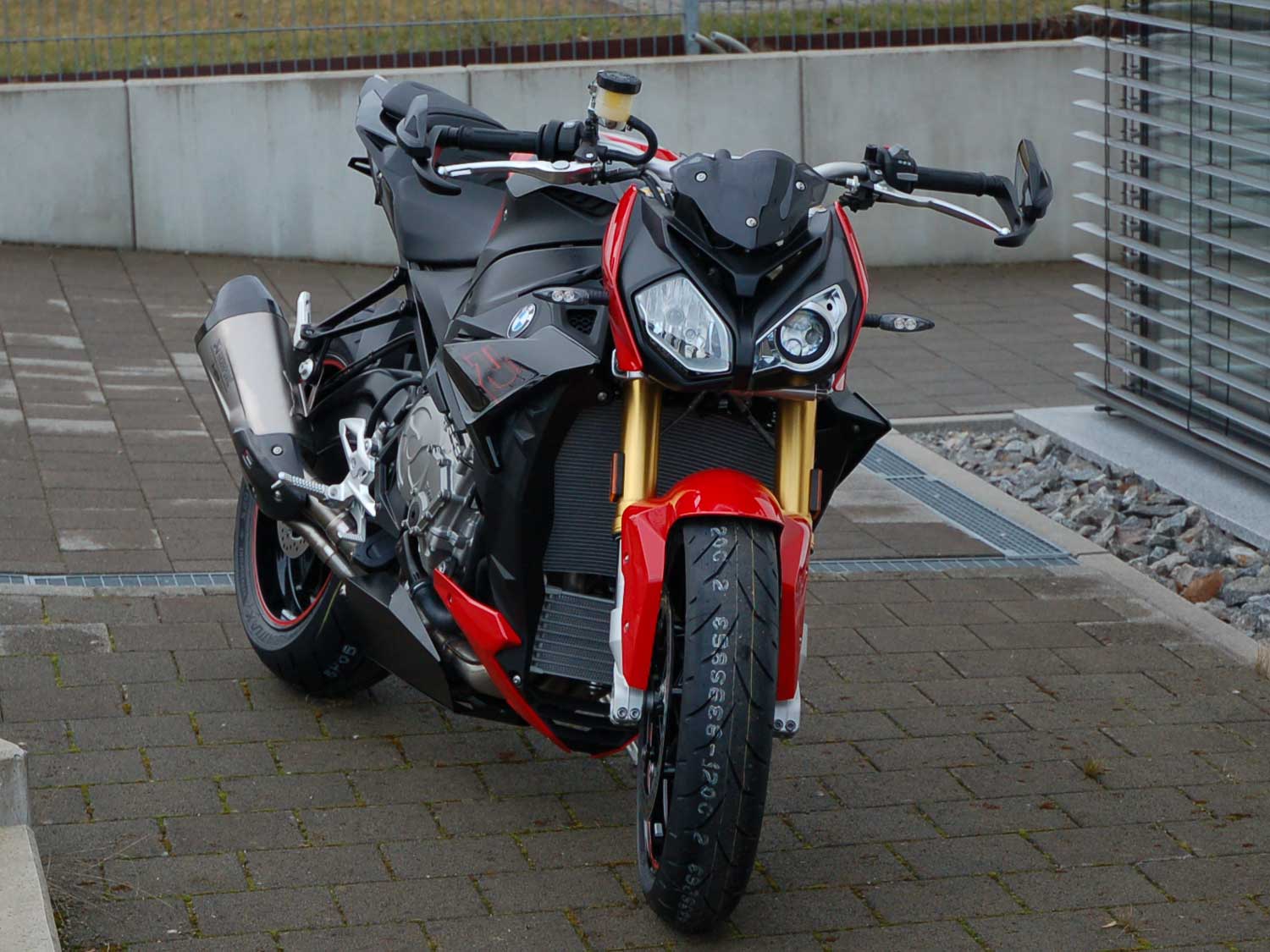 Coperchio di scarico, guarnizione di scarico, pancione per BMW S1000R (2017-2020)