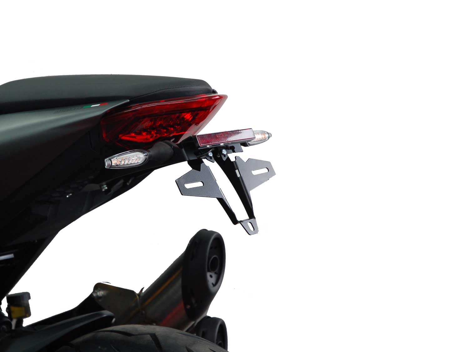 Kennzeichenhalter IQ5 für Ducati Monster (2021-2025) per gli indicatori originali Kennzeichenhalter IQ5 für Ducati Monster (2021-2025) per gli indicatori originali
