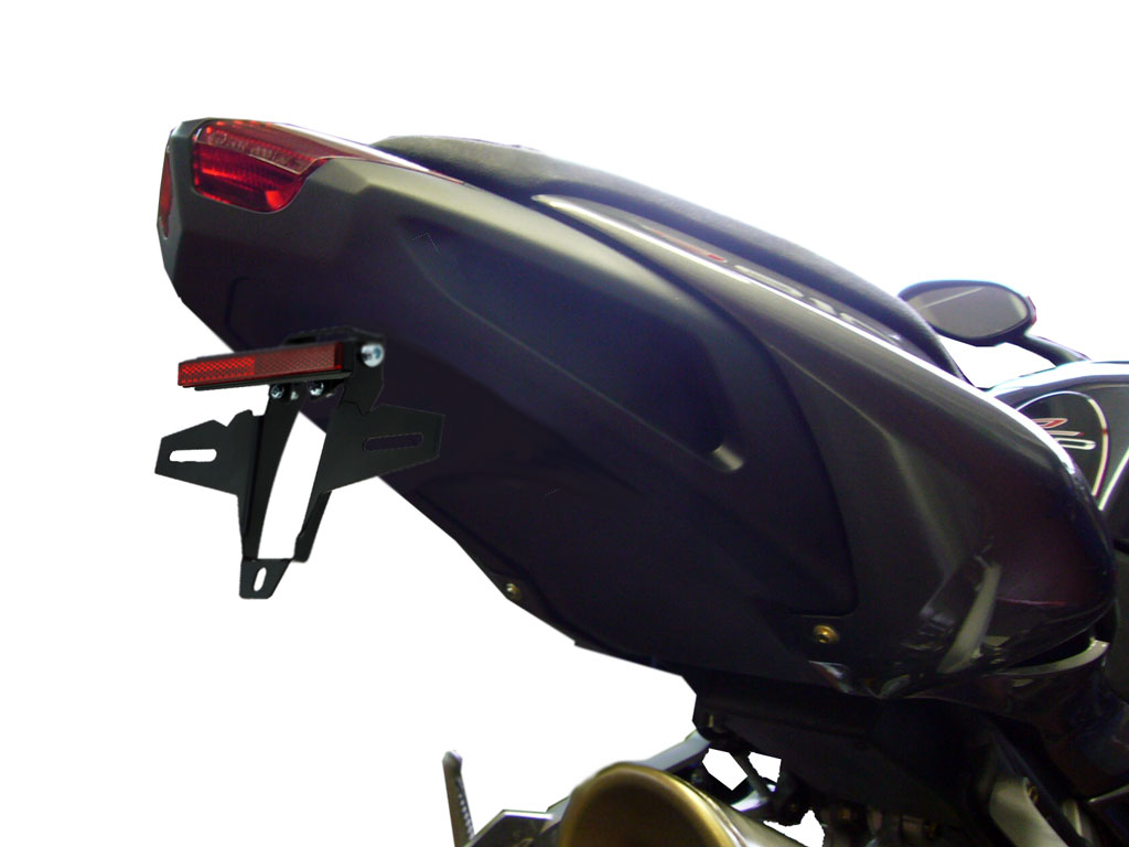 Porta targa IQ4 per MV Agusta Brutale (2005-2012) Kennzeichenhalter IQ4 für MV Agusta Brutale (2005-2012) für Originalblinker