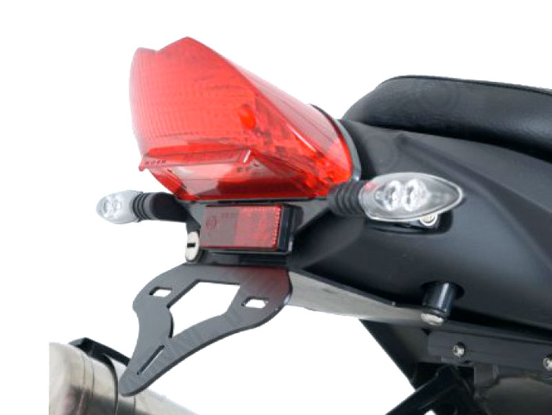 Porta targa R&G per BMW F 800 GT (2013-2016) senza portabagagli Porta targa R&G per BMW F 800 GT (2013-2016) senza portabagagli