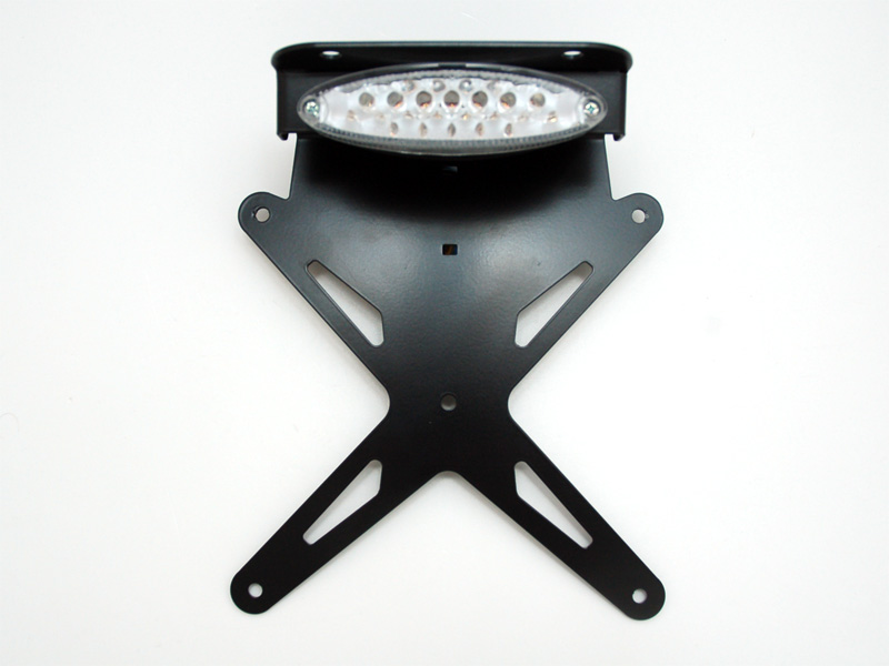 Porta targa per Ducati 749 999 (tutti gli anni di produzione) fanale posteriore trasparente