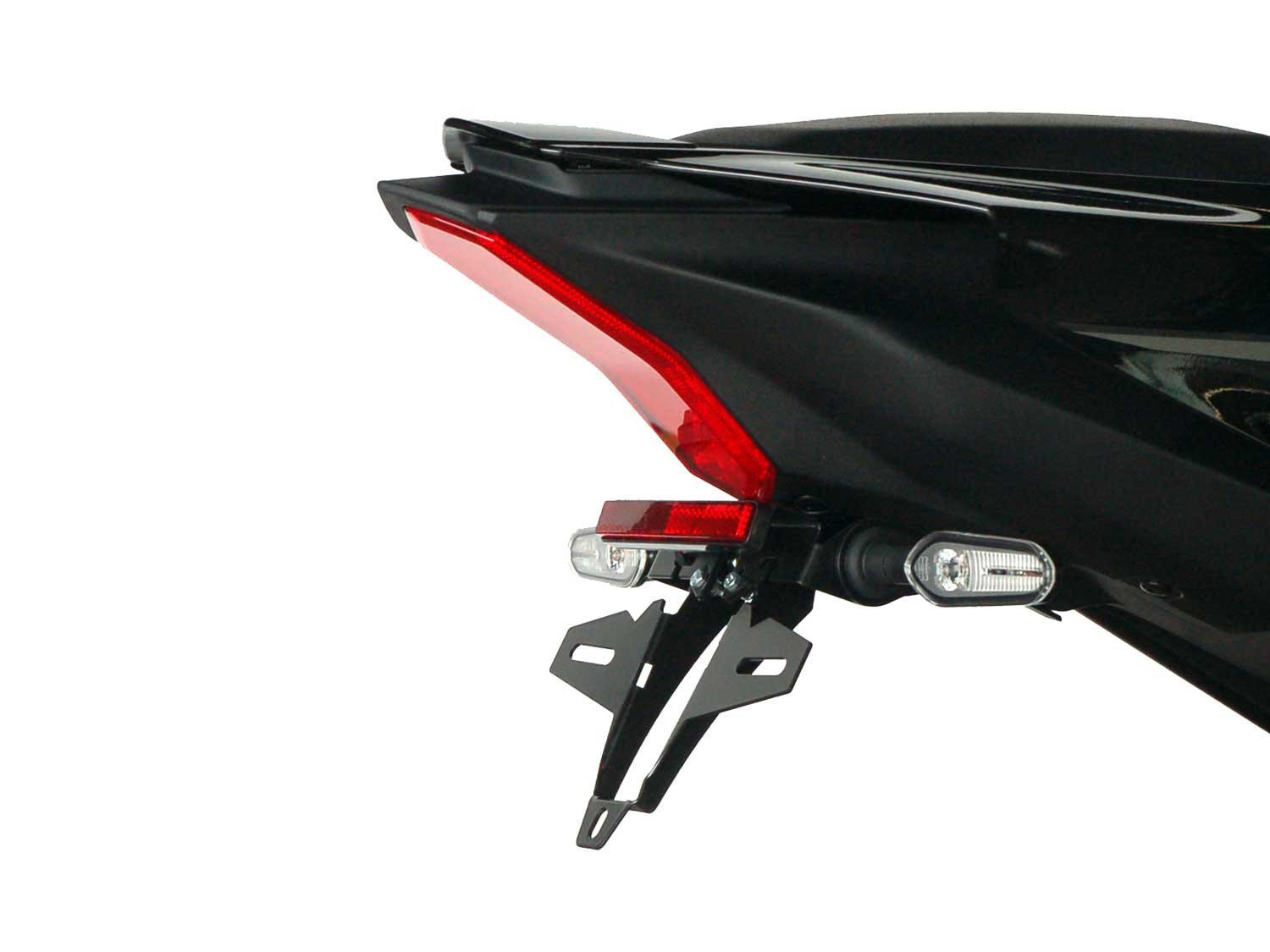 Portatarga IQ5 per Yamaha R7 (2026-2027) per indicatori di direzione originali