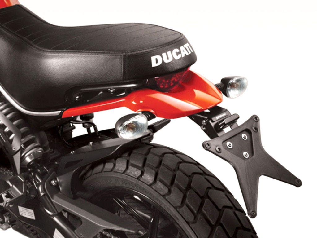 Porta targa per Ducati Scrambler Sixty2 400 (2016-2019) Porta targa per Ducati Scrambler Sixty2 400 (2016-2019)