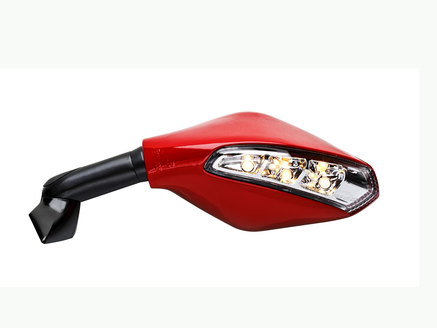 Specchietto retrovisore 7726-7727 rosso per Ducati Panigale V4 | V2