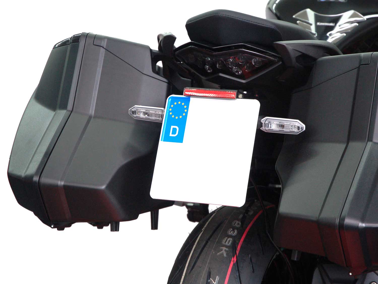 Portatarga IQ4 per Kawasaki Z1000 SX Tourer (2014-2019) | Z1000 SX (2017-2019) (OB) (D)