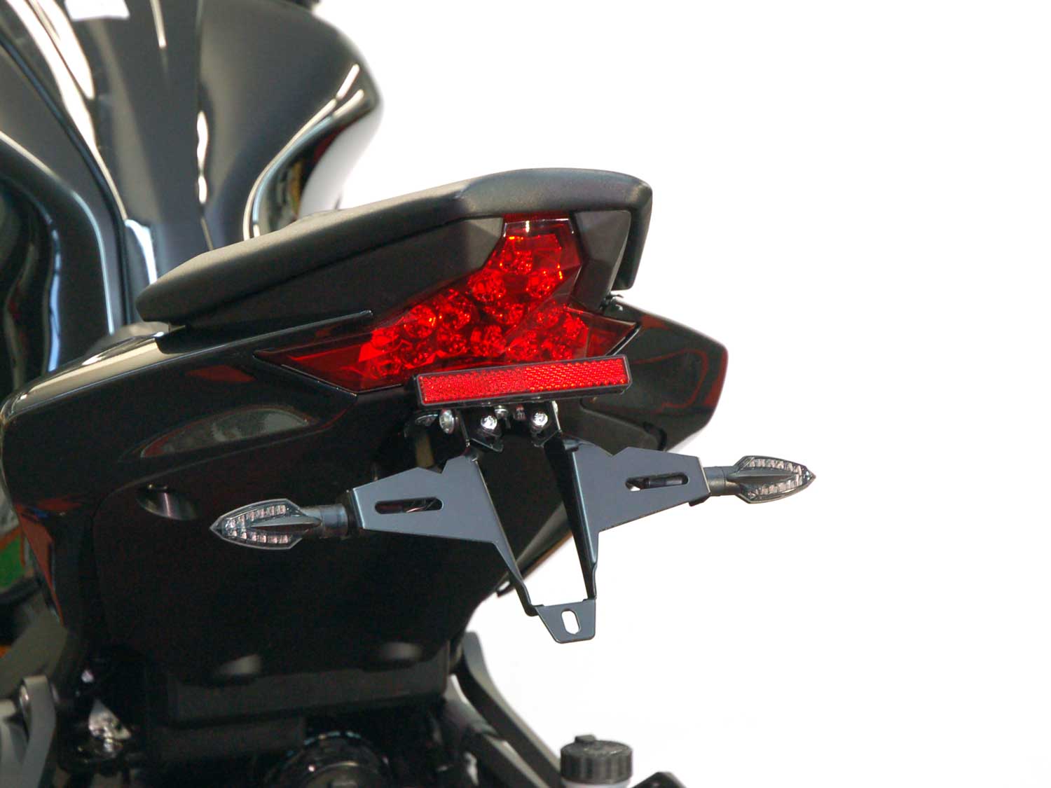 Porta targa IQ4 per Kawasaki Z 1000 (2014-2019) OEM Indicatore di originale