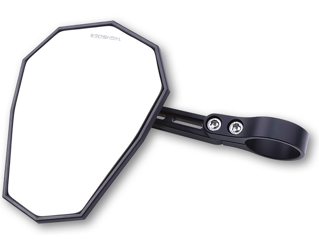 Specchio terminale a barra Highsider STEALTH X5 per il peso del manubrio Lenkerendenspiegel mit Lenkergewicht für BMW S1000R | M1000R (2021-2026) Stealth X5