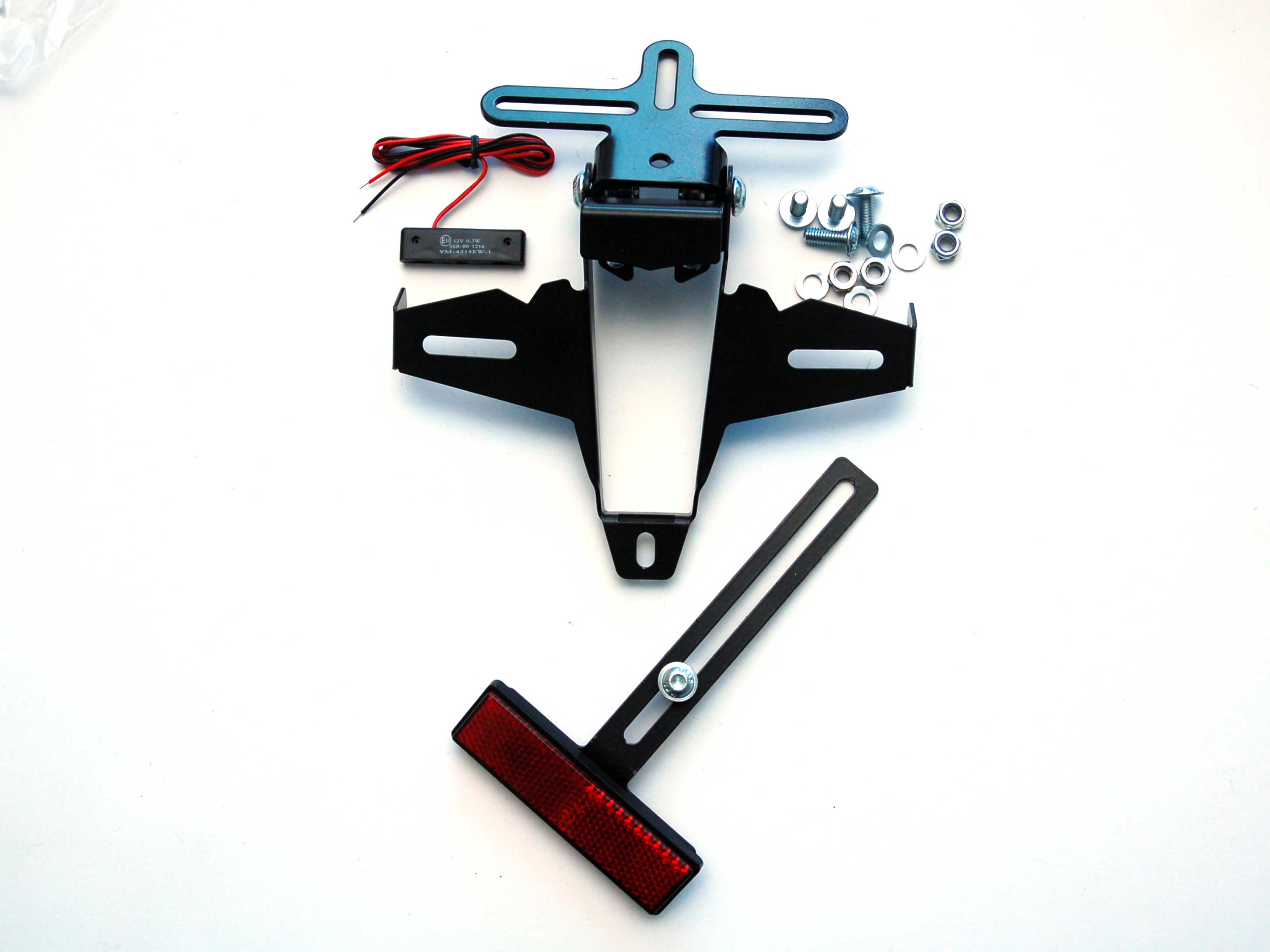 Portatarga universale 2 per indicatori di direzione accessori