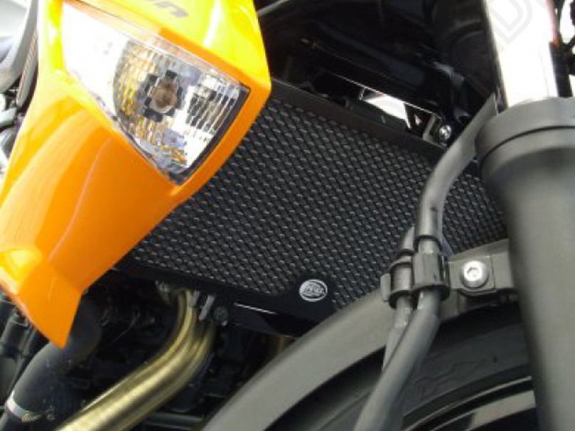 Radiatore a griglia nera per Kawasaki ER 6 N F (2009-2011)