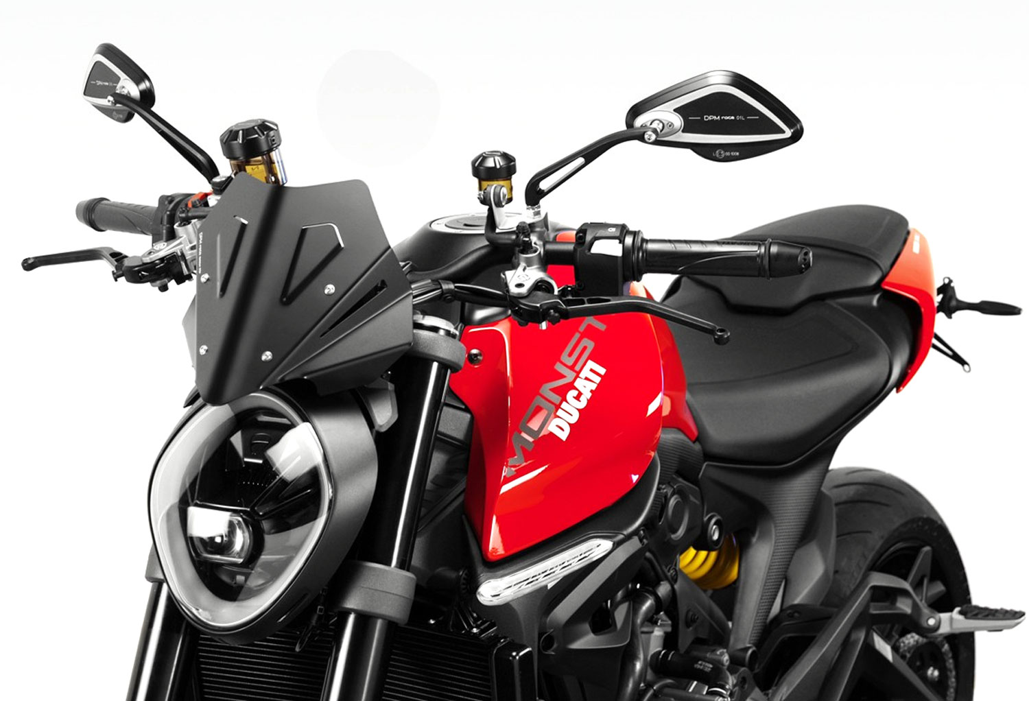 Maschera anteriore WARRIOR per Ducati Monster (2021-2025) Maschera anteriore WARRIOR per Ducati Monster (2021-2025)
