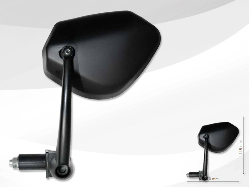Specchio per manubrio 7451 Cafe Racer 16-20 mm