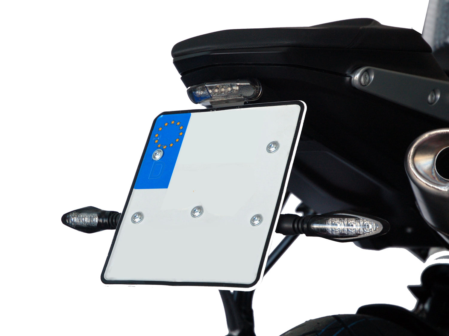 Porta targa IQ1 per KTM 790 | 890 Duke (2018-2026) con luce posteriore TB2.1