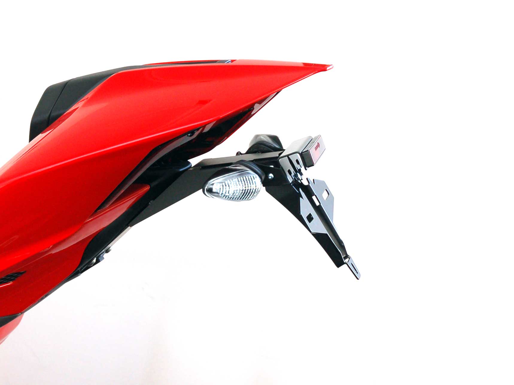 Portatarga IQ5 per Ducati Monster V2 (2026-2027) per indicatori di direzione originali