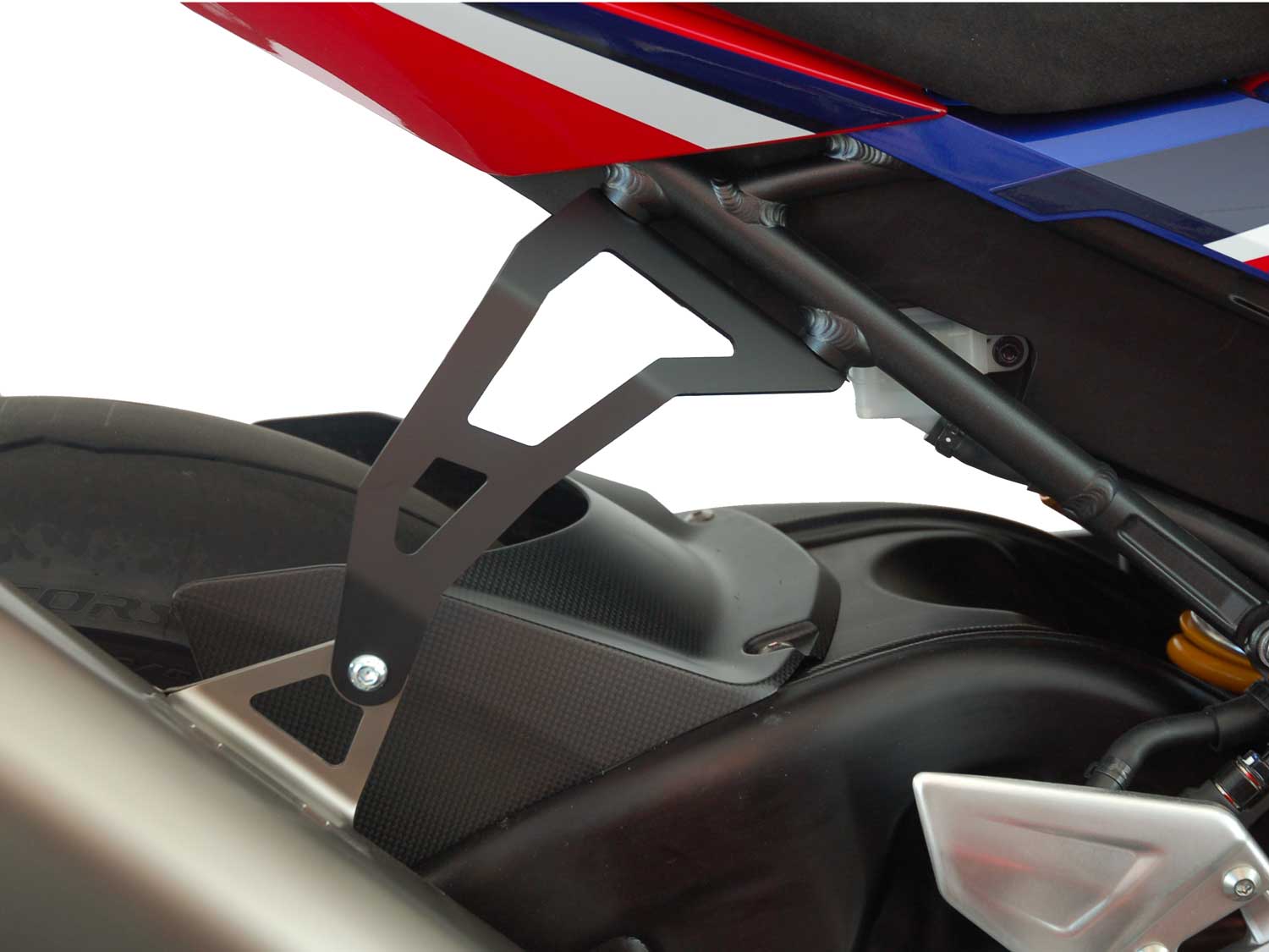 Staffa di scarico per Honda CBR1000RR-R (2020-2026) Staffa di scarico per Honda CBR1000RR-R (2020-2026)