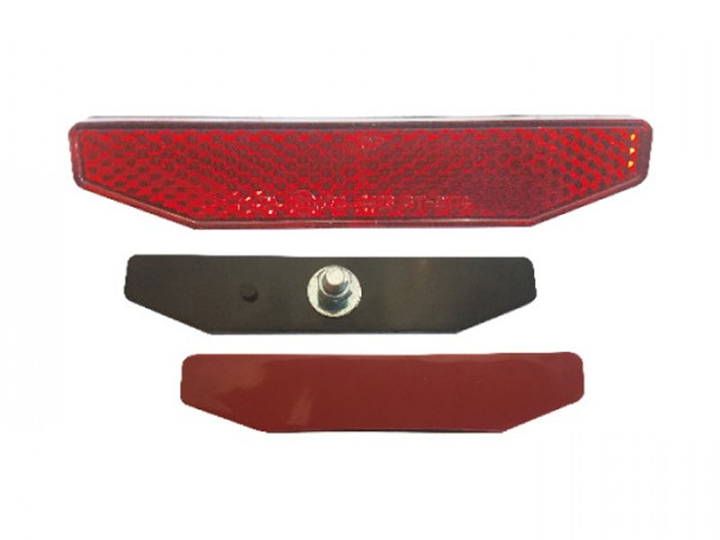 Riflettore esagonale 98 x 19 mm con bullone 5 mm omologato E