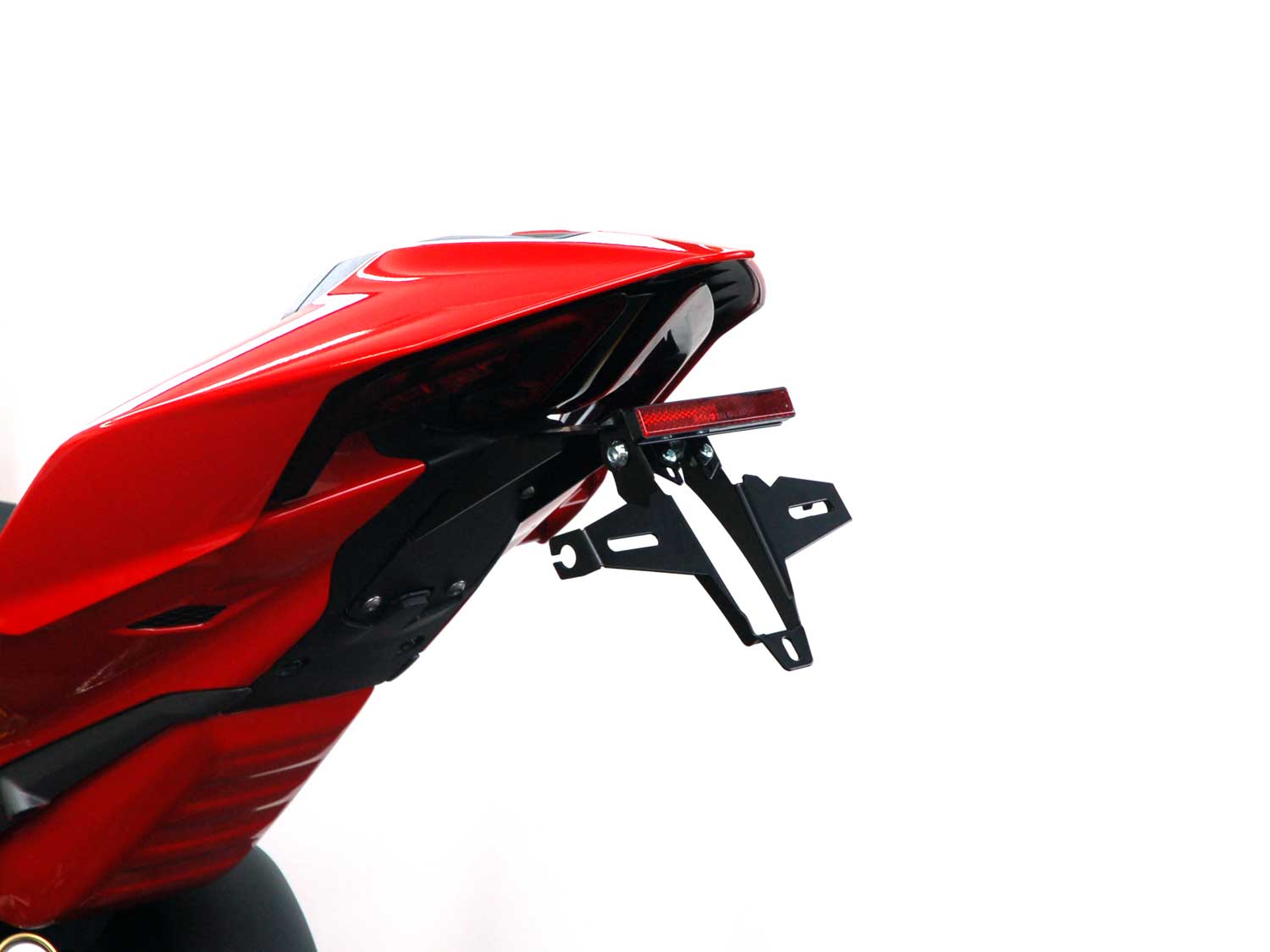Portatarga IQ4 per Ducati Monster V2 (2026-2027) per indicatori di direzione originali