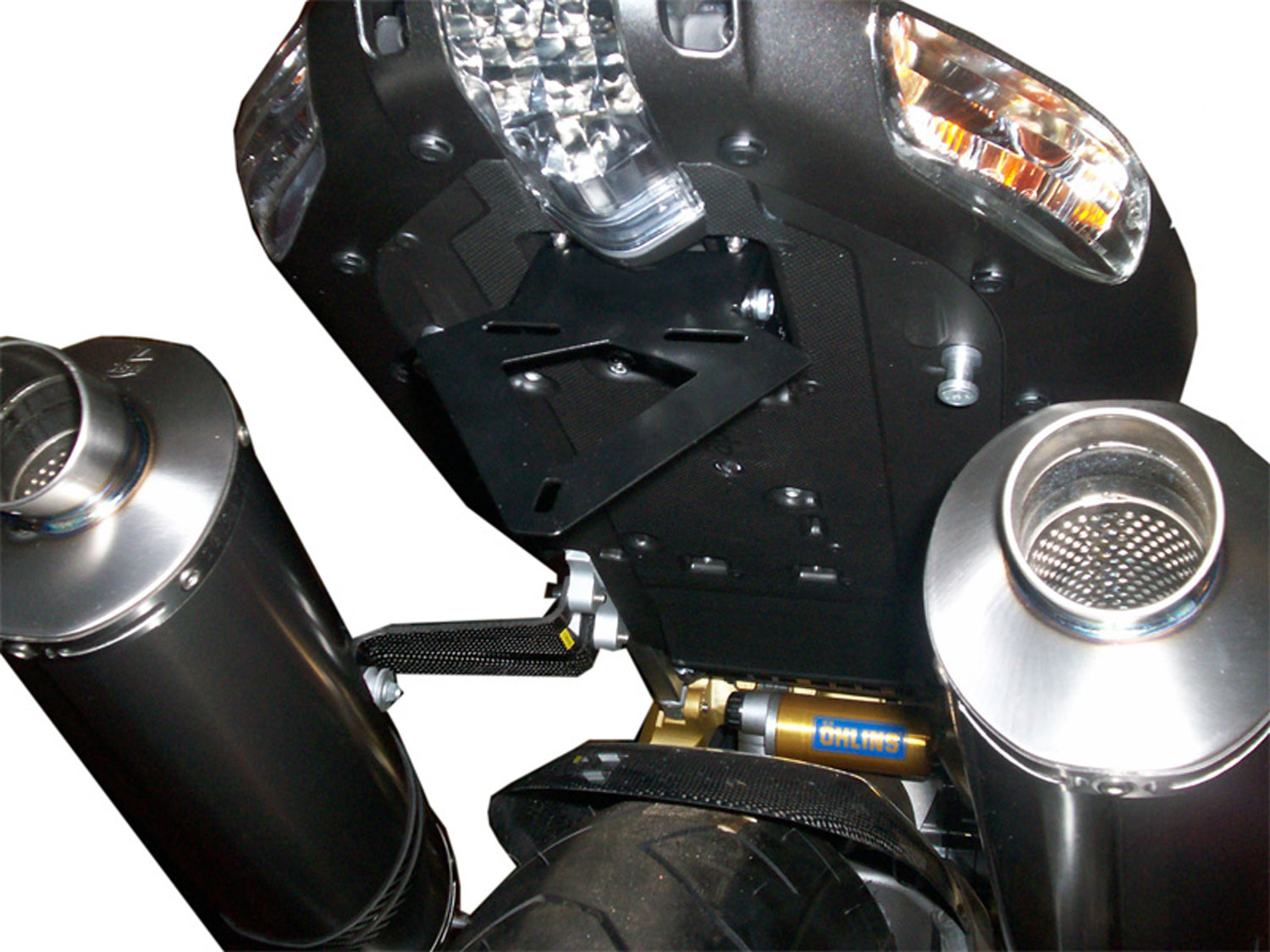 Porta targa per Aprilia Tuono R Factory (2006-2010) Porta targa per Aprilia Tuono R Factory (2006-2010)