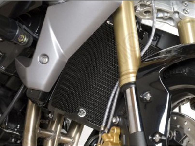 Radiatore a griglia nera per Triumph Street Triple 675 675 R (2013-2017)