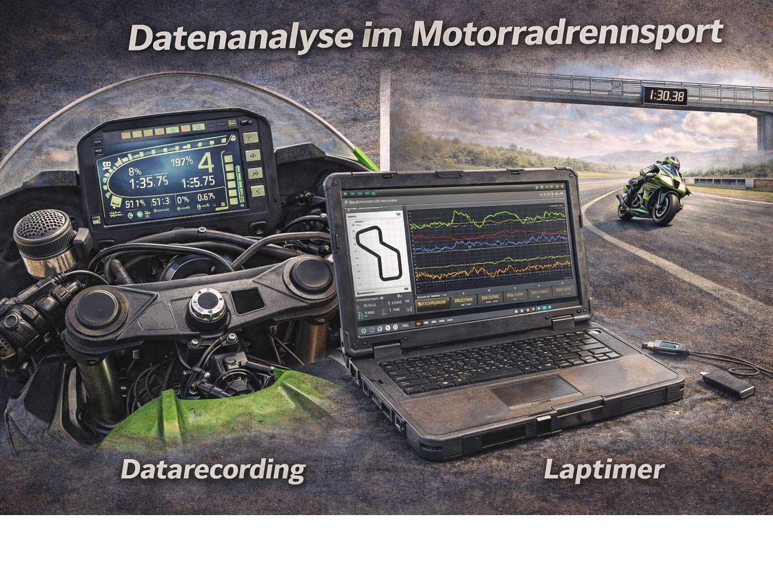 Análisis de datos en las carreras de motos: cómo la telemetría aumenta el rendimiento