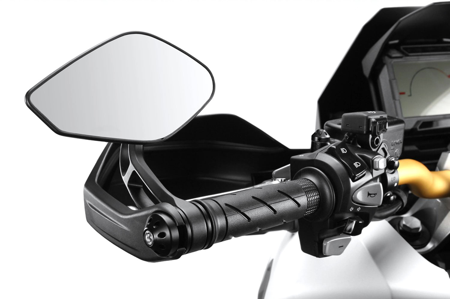 Specchio terminale Revenge SS con peso manubrio per Honda X-ADV (2021-2025) Specchio terminale Revenge SS con peso manubrio per Honda X-ADV (2021-2025)