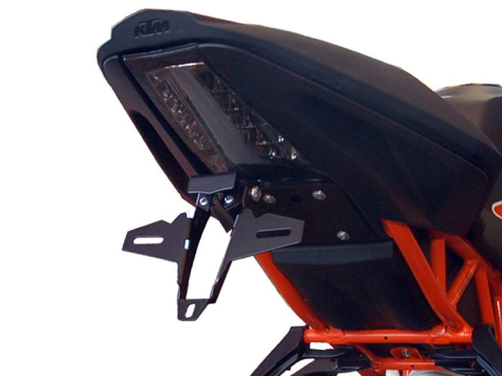 Kennzeichenhalter IQ1 für KTM RC 390 | RC 125 (2014-2020) für Originalblinker