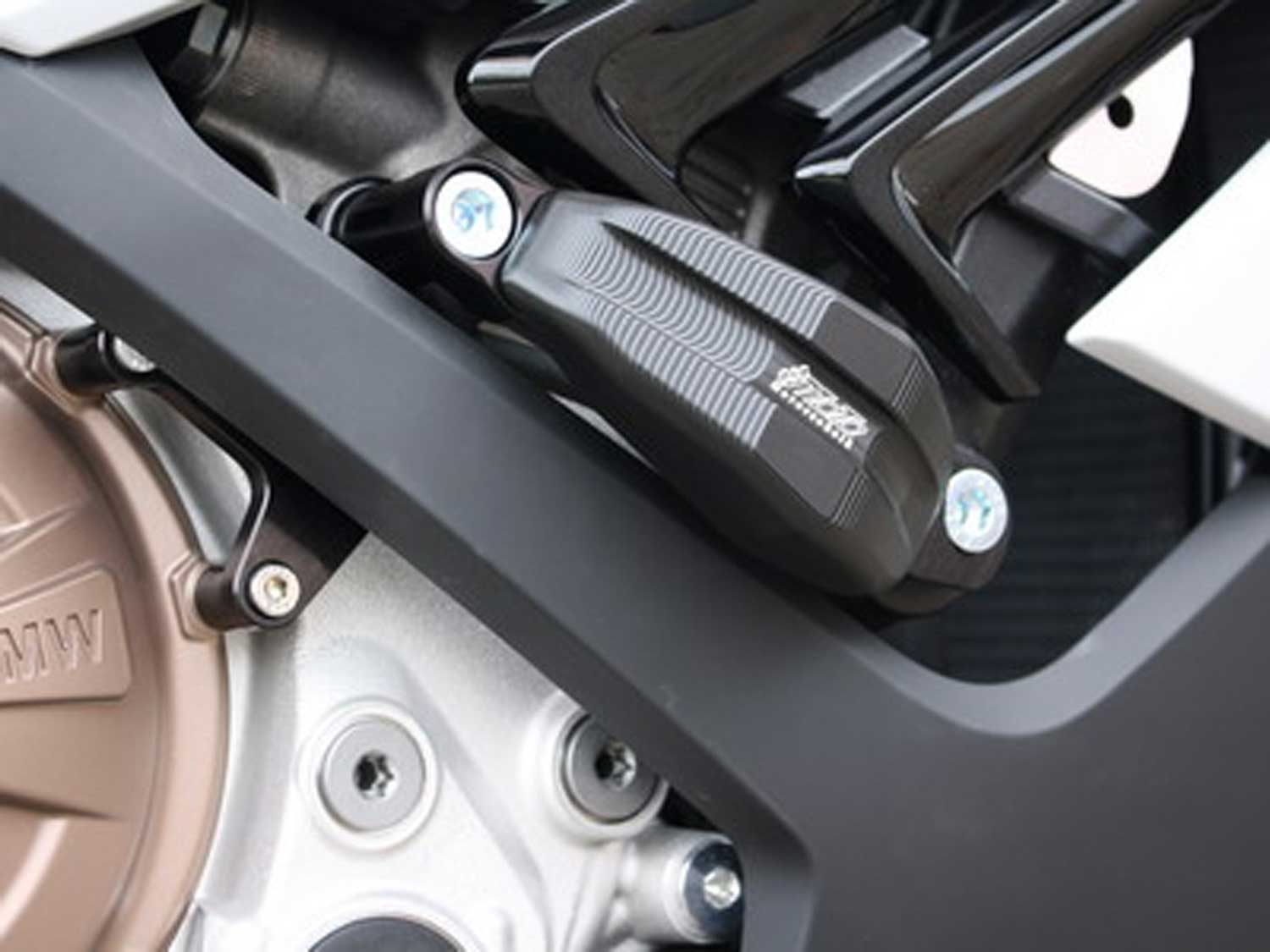 Cuscinetti di protezione per BMW S1000RR (2019-2022) nero Cuscinetti di protezione per BMW S1000RR (2019-2022) nero