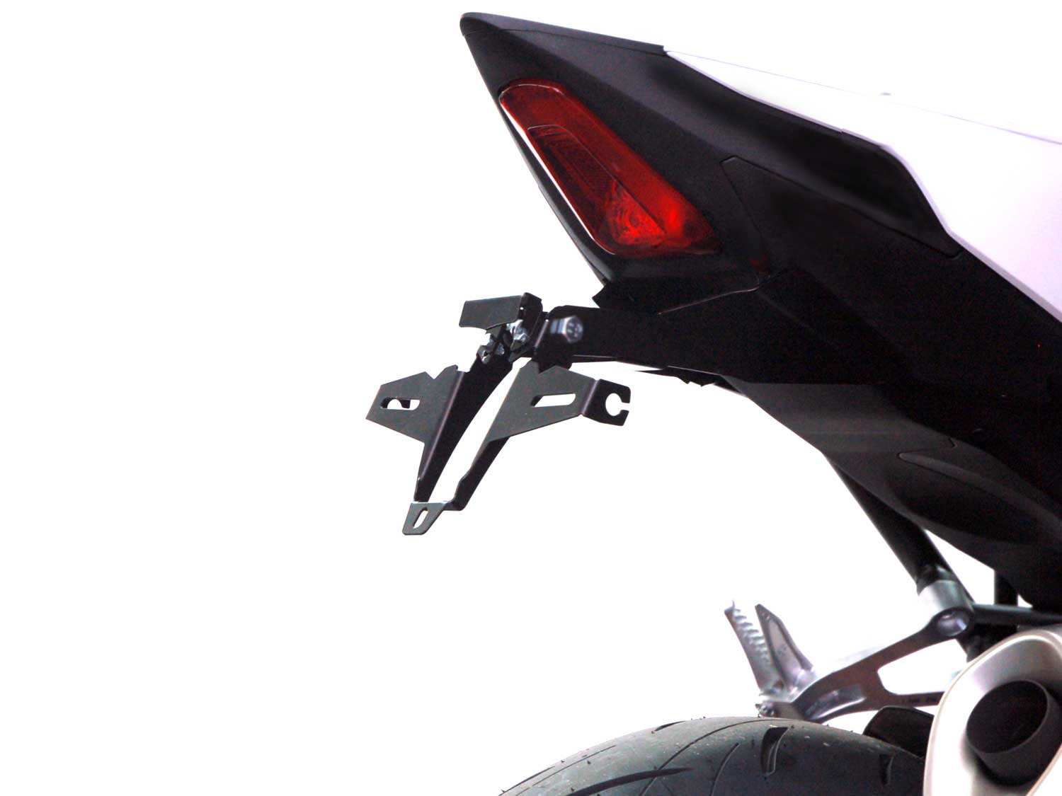 Portatarga IQ1 per Honda CB1000 Hornet (2025-2026) Portatarga IQ1 per Honda CB1000 Hornet (2025-2026) per indicatori di direzione originali