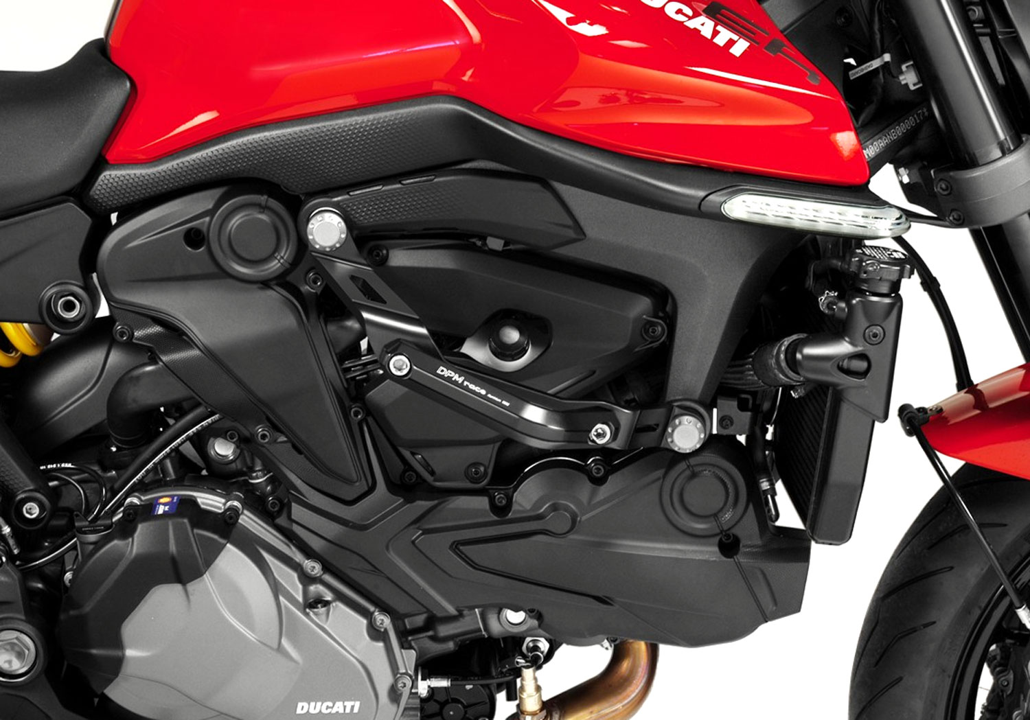 Protezione motore per Ducati Monster (2021-2025) Protezione motore per Ducati Monster (2021-2025)