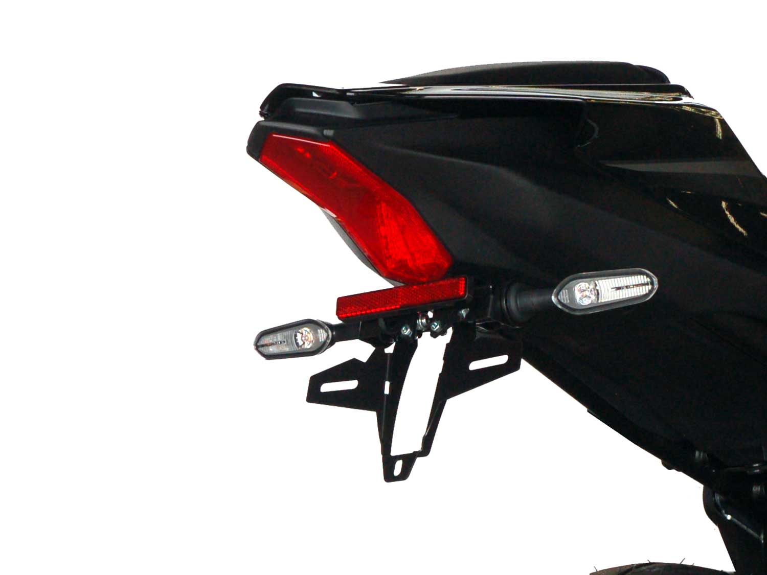 Portatarga IQ5 per Yamaha R7 (2026-2027) per indicatori di direzione originali