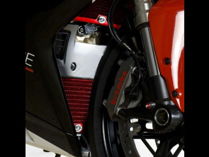 Set griglia radiatore acqua e olio rosso per Ducati 848 1098 1198 Set griglia radiatore acqua e olio rosso per Ducati 848 1098 1198