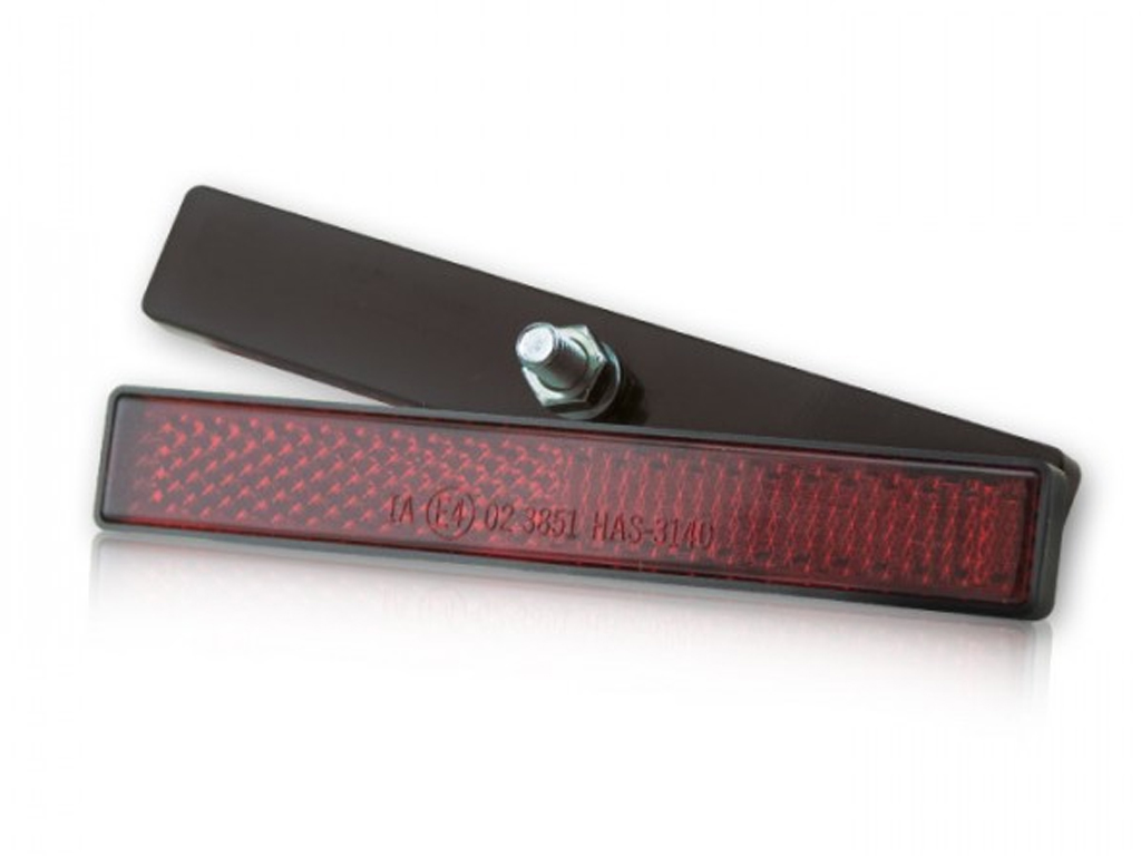 Riflettore 100 x 13 mm con bullone 5 mm Riflettore 100 x 13 mm con bullone 5 mm
