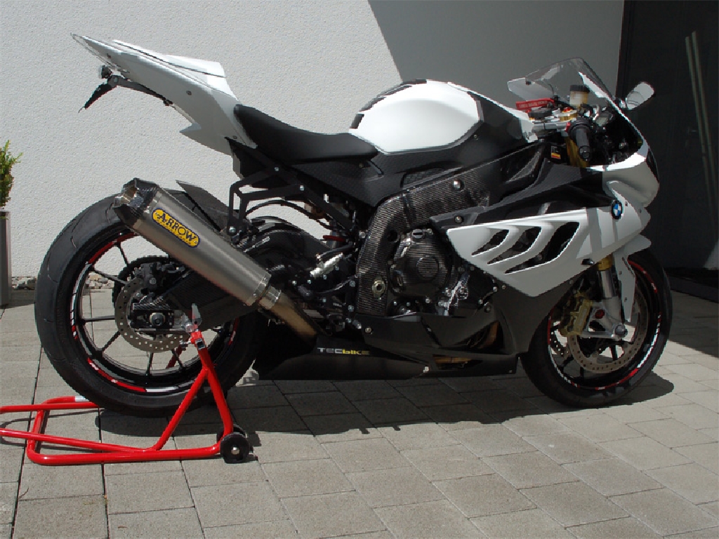 Coperchio di scarico, Belly Pan per BMW S1000RR (2009-2014) con sistemi completi Coperchio di scarico, Belly Pan per BMW S1000RR (2009-2014) con sistemi completi