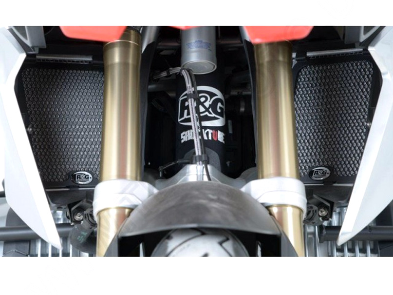 Radiatore griglia radiatore nero per BMW R 1200 GS Adventure (2013-2018)