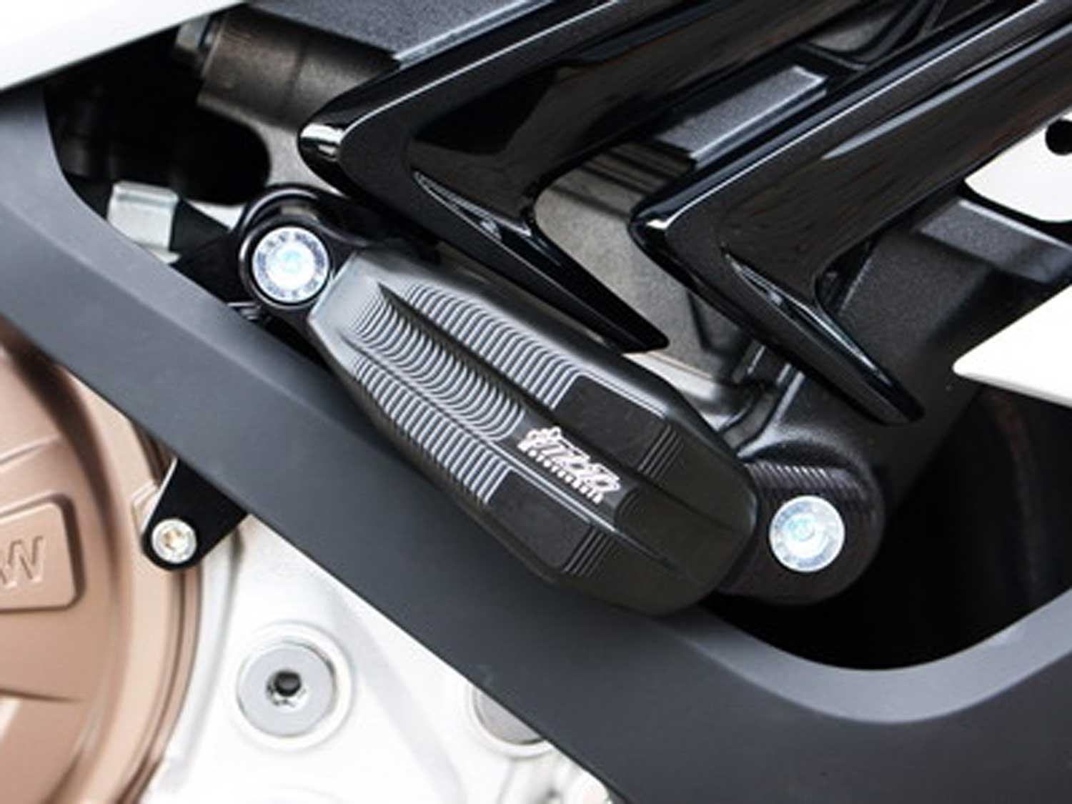 Cuscinetti di protezione per BMW S1000RR (2019-2022) nero Cuscinetti di protezione per BMW S1000RR (2019-2022) nero