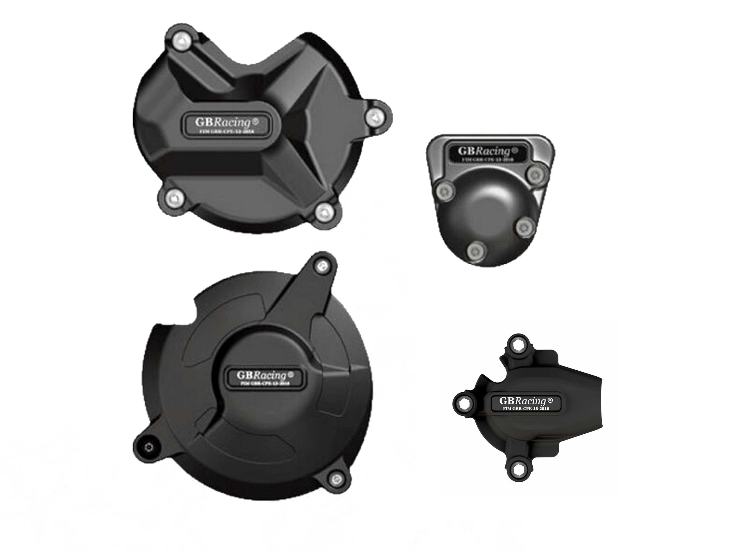 Set di protezioni motore GB Racing per BMW S1000XR (2015-2019) con protezione pompa acqua